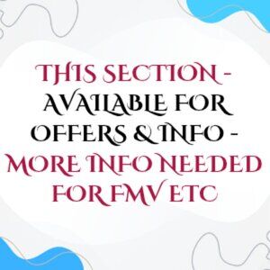 THIS SECTION MAKE OFFERS SEND KNOWLEDGE ADVICE ETC - ITEMS STILL BEING UPDATED